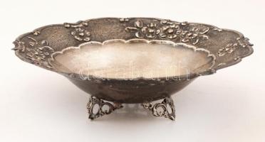 Ezüst (Ag.) tálka, jelzett (925), d:15 cm, m:4,5 cm, nettó: 99 g