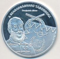 DN "Nemzetünk nagyjai - Damjanich János" Ag emlékérem tanúsítvánnyal (10,37g/0.999/35mm) T:PP