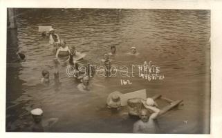 1936 Hévíz, fürdőzők, "Kizárólagos Hölgyszakasz" photo (EB)