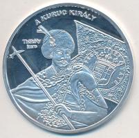 DN "Nemzetünk nagyjai - Thököly Imre" Ag emlékérem tanúsítvánnyal (10,37g/0.999/35mm) T:PP