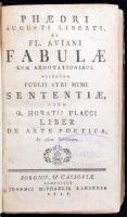 Phaedri Augusti Liberti et Fl. Aviani Fabulae cum Adnotationibus. Accendunt Publii Syri mimi, senten...