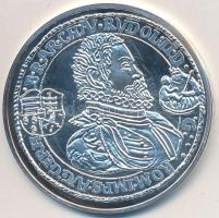 DN "Magyar tallérok utánveretben - Rudolf tallérja 1598" Ag emlékérem tanúsítvánnyal (20g/0.999/38,6mm) T:PP