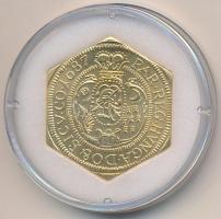 DN "Apafi Mihály - aranyforint csegely 1687" aranyozott Cu-Ni emlékérem (26,5mm) T:1- ph