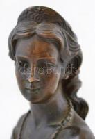 cca 1900 Erzsébet császárnőt ábrázoló bronz szoborka / cca 1900 Kaiserin Elisabeth bronze statue 12 ...