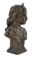 cca 1900 Erzsébet császárnőt ábrázoló bronz szoborka / cca 1900 Kaiserin Elisabeth bronze statue 12 ...
