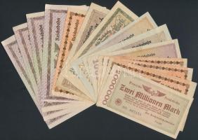 Németország / Weimari Köztársaság / Birodalmi Vasút 1923. 15db-os szükségpénz tétel T:vegyes
German...