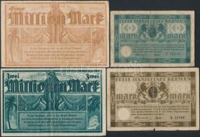 Németország / Weimari Köztársaság / Bréma 1923. 5db klf szükségpénz T:III,III-
Germany / Weimar Rep...