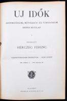 1912 Az Új Idők c. napilap teljes évfolyama, két félbőr kötésű könyvbe kötve, jó állapotban