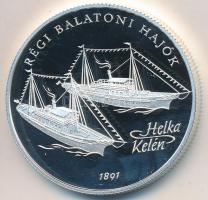 1997. 2000Ft Ag "Régi balaton hajók / Helka & Kelén" dísztokban tanúsítvánnyal T:PP
A...