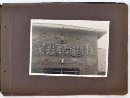 M. Kir. Állami Borpince, Bácsalmás,  fotói albumba ragasztva, kissé viseltes album, különböző fotó m...