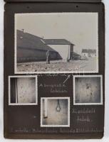 M. Kir. Állami Borpince, Bácsalmás,  fotói albumba ragasztva, kissé viseltes album, különböző fotó m...
