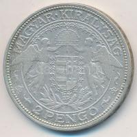 1933. 2P Ag "Madonna" T:2-,3 Adamo P7