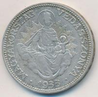 1933. 2P Ag "Madonna" T:2-,3
Adamo P7