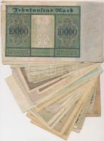 Németország / Weimari Köztársaság 1919-1923. 30db-os vegyes bankjegy tétel T:vegyes
Germany / Weima...