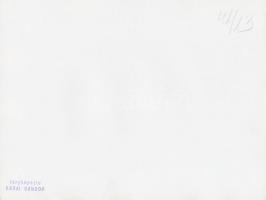 cca 1968 Budapest, Baross téri látomások, Karai Sándor 3 db pecséttel jelzett városképe, 24x18 cm