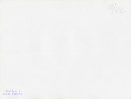 cca 1968 Budapest, Baross téri látomások, Karai Sándor 3 db pecséttel jelzett városképe, 24x18 cm