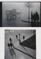 cca 1935 Budapesti életképek, 6 db korabeli negatív modern nagyítása, 13x18 cm és 10x15 cm közötti m...
