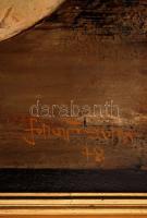 Somogyi-Soma László (1927-2004): Gyümölcsök az asztalon. Olaj, farost, jelzett, keretben, 60×80 cm