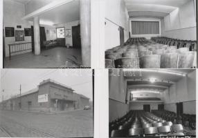1973 Budapest, a Bocskai mozi külső-belső fényképei, 4 db korabeli professzionális negatív modern nagyítása 10x15 cm-es fotópapírra