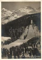 1928 St. Moritz; Die Olympia-Skisprungschanze / Winter Olympics, ski-jump (EK)