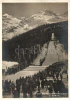 1928 St. Moritz; Die Olympia-Skisprungschanze / Winter Olympics, ski-jump (EK)