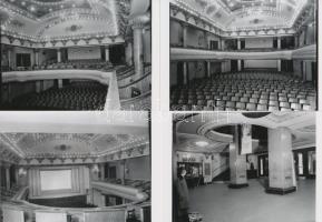 1973 Budapest, Puskin mozi belső fényképei, 7 db korabeli professzionális negatív modern nagyítása 10x15 cm-es fotópapírra