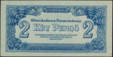 1944. 2P "A Vörös Hadsereg Parancsnoksága" T:I- hajtatlan