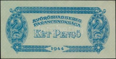 1944. 2P "A Vörös Hadsereg Parancsnoksága" T:I- hajtatlan