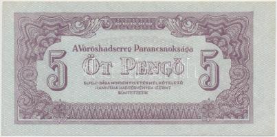 1944. 5P "A Vörös Hadsereg Parancsnoksága" T:I,I-
