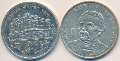 1992-1994. 200Ft Ag (2x) "MNB" + "Deák" T:2,2-