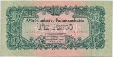1944. 10P "A Vörös Hadsereg Parancsnoksága" T:I,I-