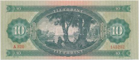 1962. 10Ft nyomdai papírránccal T:I