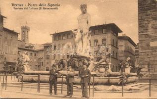 Firenze, Piazza della Signoria / square, fountain (EK)