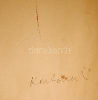 Koszta Rozália (1925-1994): Olympiai emlék II. Művészi nyomat, papír, jelzett, 35x50 cm