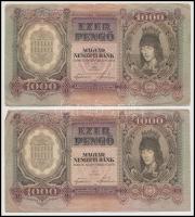 1943. 1000P (2x) T:III,III-