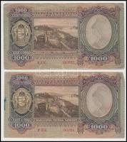 1943. 1000P (2x) T:III,III-