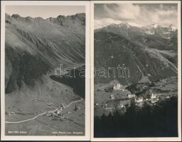 10 db RÉGI magyar és külföldi városképes lap; több osztrák egy lengyel képeslapfüzettel / 10 old Hun...