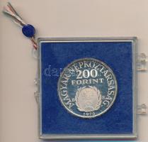 1976. 200Ft Ag "II. Rákóczi Ferenc" eredeti plombált MNB plasztiktokban T:PP Adamo EM48