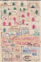 1934-1941 Kb. 100 db bélyegzés okirat illeték, számlailleték bélyegeken