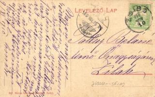 Zsibó, Piactér, a Merza testvérek üzlete. Saját kiadásuk / market place with shop (EK)