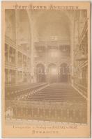 cca 1880 Dohány utcai Zsinagóga, keményhátú fotó, B. Gévay, 10x7cm