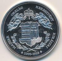 DN "Magyarország Keresztény Királyai / I. Igazságos Mátyás 1458-1490" Ag emlékérem (20,2g/...