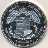 DN "Magyarország Keresztény Királyai / I. Károly Róbert" Ag emlékérem (20,2g/0.333/38,36mm...