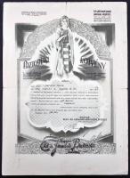 Nagy régi okmánytétel, legalább 100 db, iratrendezőben