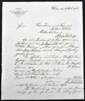 Nagy régi okmánytétel, legalább 100 db, iratrendezőben