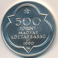 1990. 500Ft Ag "Mátyás Király - Buda" T:BU
Adamo EM114