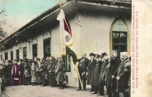 1910 Budapest XIV. Zugló, Szent Antal Kápolna, Dr. Kohl Medárd püspök, Dr. Bárczy István polgármester és neje (EK)