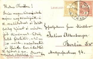 1910 Budapest XIV. Zugló, Szent Antal Kápolna, Dr. Kohl Medárd püspök, Dr. Bárczy István polgármeste...