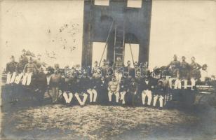 1914 Budapesti tűzoltóegylet csoportképe, Hungarika / Hungarian firefighters group photo