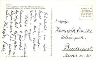 Kassa, Bevonulás, Horthy Miklós / entry of the Hungarian troops